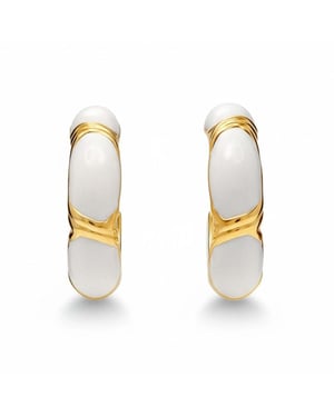 Bunte Emaille Ohrringe für Damen aus 925er Sterlingsilber BIPE032