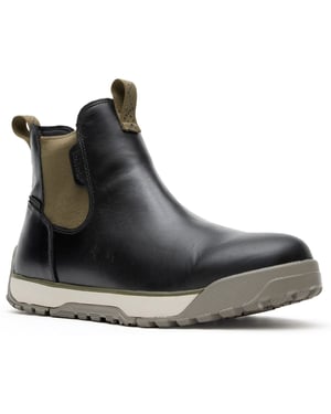 Xtratuf Knöcheldecklederschuhe Herren Pirat Schwarz Gummistiefel