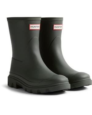 Hunter Unisex Regenkürzer Gummistiefel Herren Dunkeloliv