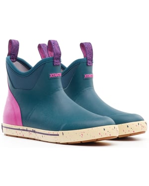 Xtratuf Knöchel Deck Camp Gummistiefel Damen Teal Wellingtonstiefel