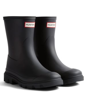 Hunter Unisex Gummistiefel Downpour Short für Herren in Schwarz