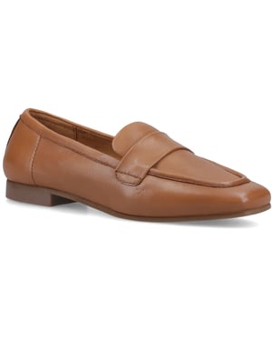 Hush Puppies Sutton Leder Damen Tan Slipper