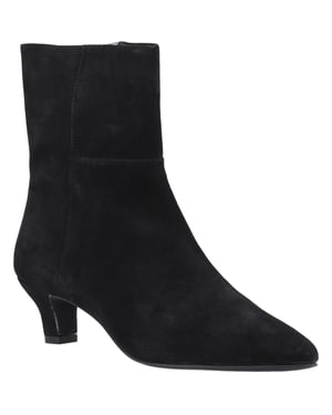 Hush Puppies Nahla Absatzleder Damen schwarze Ankle Boots