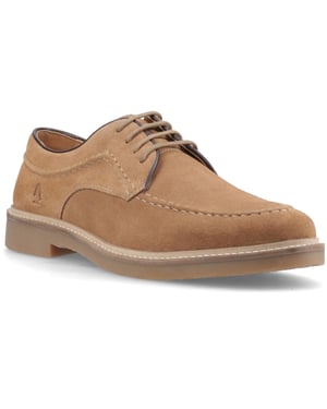 Hush Puppies Genny Leder Herren Taupe Schnürschuhe