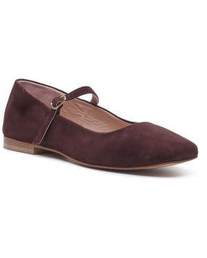 Hush Puppies Pasha Wildleder-Slipper - Schokoladenbraun