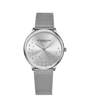 Silber Symphonie Quarz 38mm