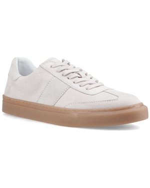 Hush Puppies Riley Wildleder Herren Weiß Sneakers