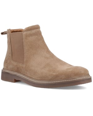 Hush Puppies Gareth Chelsea Leder Herren Stiefel in Taupe