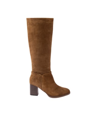 Biba - Kniehohe Stiefel für Damen, Wildleder (Braun)