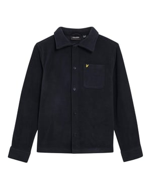 Lyle & Scott - Hemdjacke für Kinder, Tasche, Dickes Fleece (Dunkel-Marineblau)