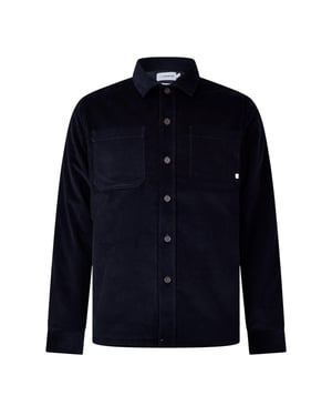 Farah - Hemdjacke für Herren, Kord (Marine)