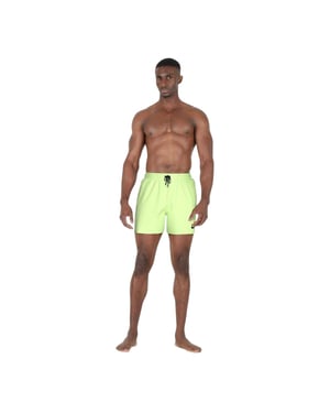 Nike - "Swoosh" Badeshorts für Herren, Mit Mesh gefüttert (Volt Farbe)