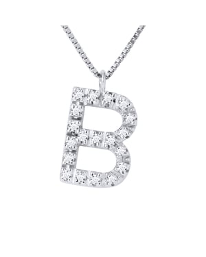 DIADEMA - Halskette mit Diamanten - B -Weißgold