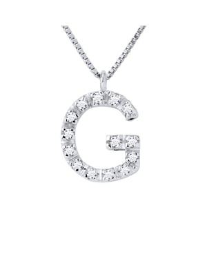 DIADEMA - Halskette mit Diamanten - G - Weißgold