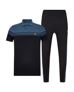 Lyle & Scott - Trainingsanzug-Set für Herren (2er-Pack) (Helles Marineblau)