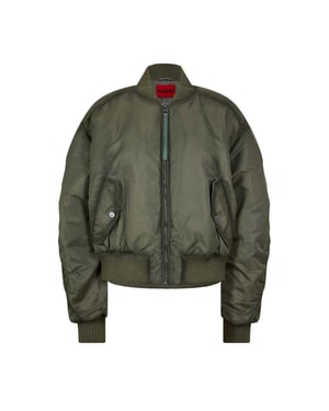 Hugo - "Ferida" Bomberjacke für Damen, Wattiert, Satin (Grün)
