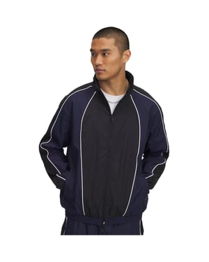 Under Armour - Trainingsjacke für Herren, Kontrastpaspel, Raglanärmel (Schwarz)