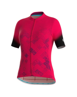 Bicycle Line - "Tracy2" Radfahr-Trikot für Damen (Fuchsie)