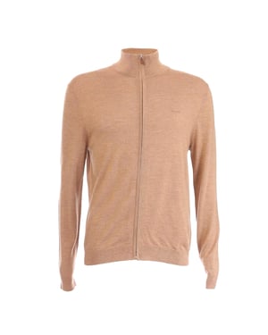 Gant - Strickjacke für Herren, Merinowolle (Sand)