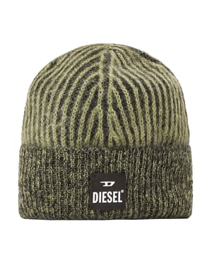 Diesel - "Edro Mohr" Mütze für Herren/Damen Unisex, Logo (Birke)