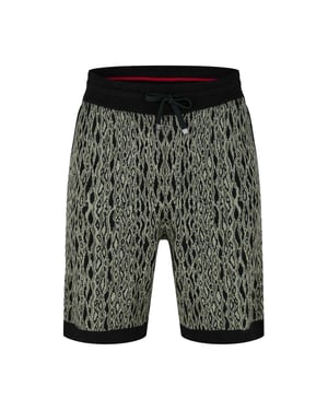 Hugo - Sweat-Shorts für Herren (Grün bedruckt)