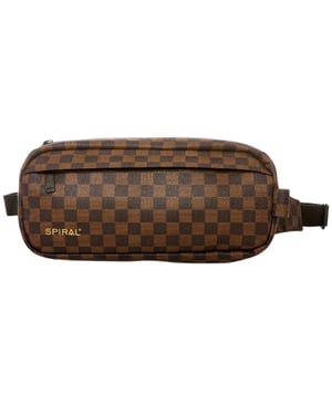 Spiral - Bauchtasche, Schachbrett (Golden)
