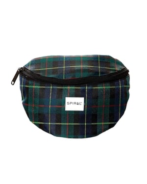 Spiral - Bauchtasche, Karo (Grün)