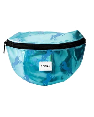 Spiral - Gürteltasche, Einhorn (Blau)