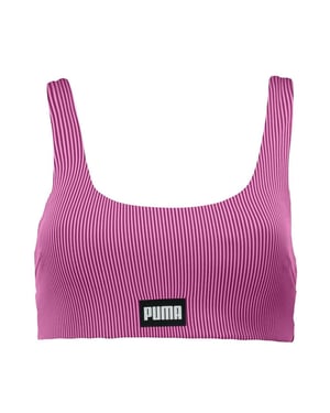Puma - Bikini Oberteil für Damen, Runder Auschnitt (Pink)