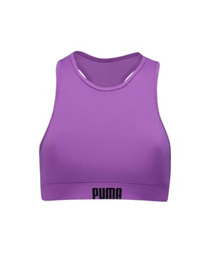 Puma - Bikini Oberteil für Damen, Hochleistungsmaterial (Violett)