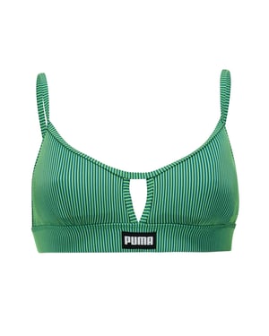 Puma - "Peek A Boo" Bikini Oberteil für Damen (Grün)