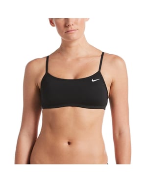 Nike - Bikini Oberteil für Damen, Racerback (Schwarz)