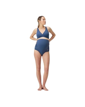 Speedo - "Mathi Wai" Bikini-Set für Damen, Hoch geschnitten, Umstandskleidung (Blau)