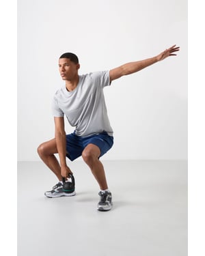 Herren Unifarbene Sweatshorts