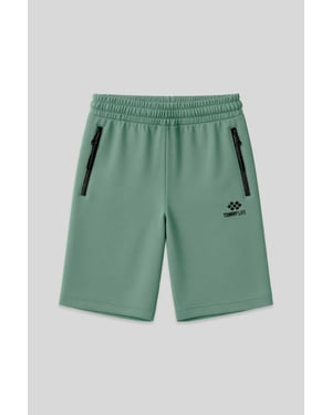 Herren Sweatshorts mit regulärer Passform aus Strick