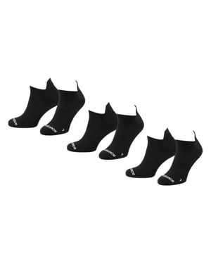 New Balance - Sneaker-Socken für Herren/Damen Unisex, Laufen (3er-Pack) (Schwarz)