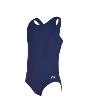 Zoggs - "Cottesloe Sportsback" Badeanzug für Mädchen (Marineblau)
