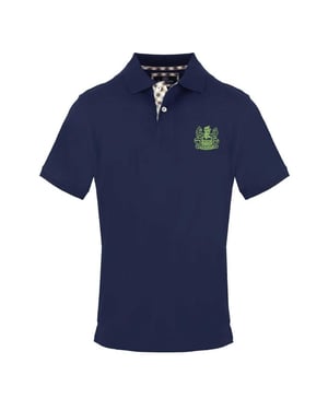 Aquascutum - Poloshirt für Herren, Mit Kragen, kurzärmlig (Marine)
