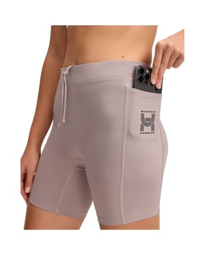 Under Armour - "Project Rock" Laufshorts für Damen (Grau)