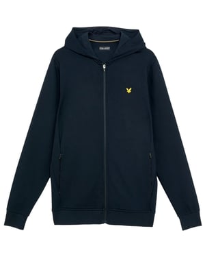 Lyle & Scott - Hoodie mit durchgehendem Reißverschluss für Herren, Fleece (Dunkel-Marineblau)