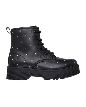 Skechers - Strass Stiefeletten für Mädchen, Plattform-Absatz (Schwarz)