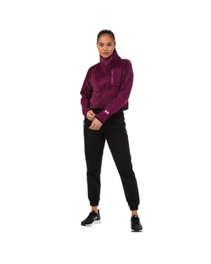 Under Armour - Fleece-Oberteil für Damen, Velours (Violett)