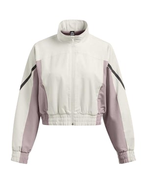 Under Armour - Oberteil für Damen, Weiter Stehkragen, Langärmlig (Weiß)