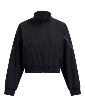 Under Armour - Oberteil für Damen, Weiter Stehkragen, Langärmlig (Schwarz)