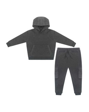 Firetrap - "Infant" Hoodie und Jogginghosen-Set für Jungen (Holzkohle)
