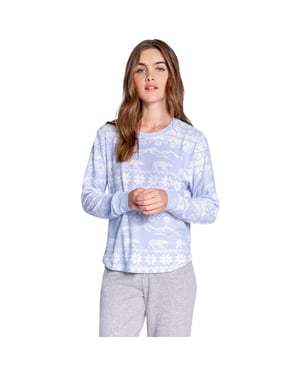 PJ Salvage - Oberteil für Damen, leger (Hellblau)