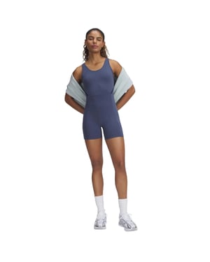 Under Armour - Bodysuit für Damen, Anliegend, Ärmellos (Grau)