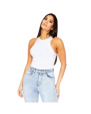 Missy Empire - Bodysuit für Damen (Weiß)