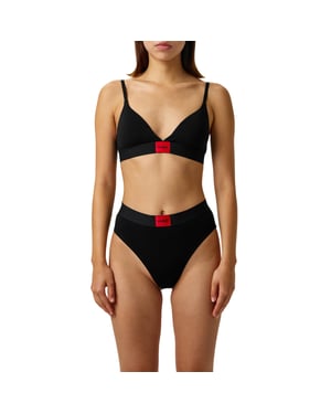 Hugo - BH für Damen, Baumwolljersey (Schwarz)