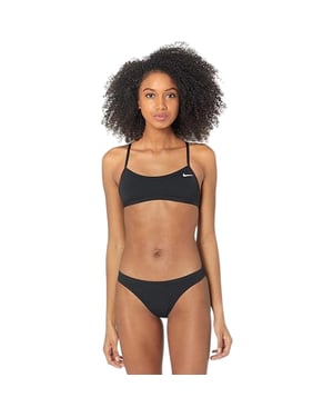Nike - Bikini-Set für Damen, Racerback (Schwarz)